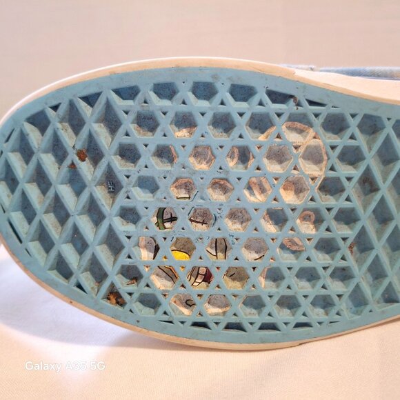 Vans Off The Wall SpongeBob SquarePants High-Top Sneakers Tie-Dye Canvas Multi-C - Picture 12 of 14